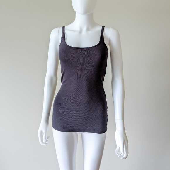 J Crew Navy Simple Tank Top - Picture 1 of 4